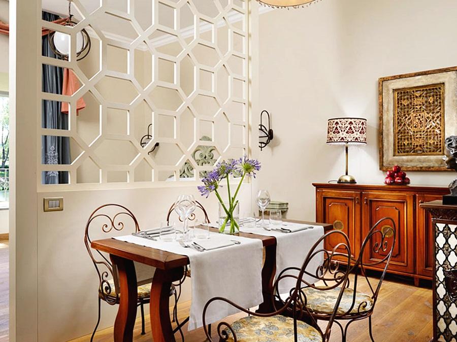 Ville Sull'Arno Firenze Kültér fotó A dining room